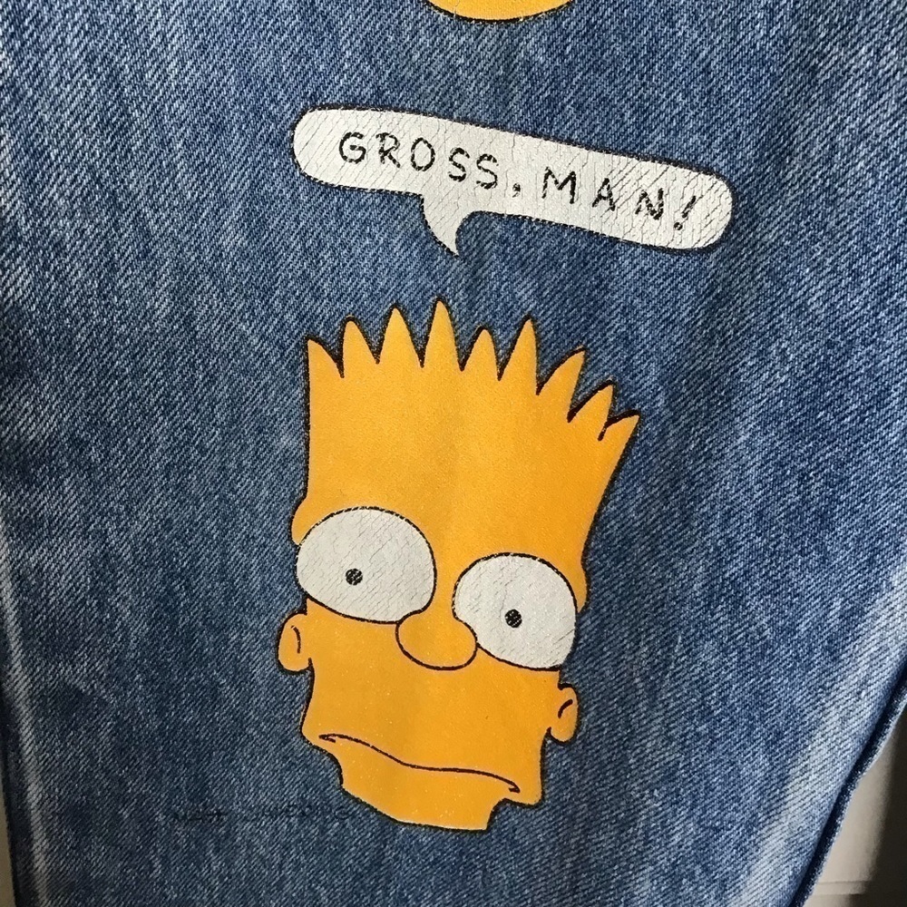 Vintage 90’s StickShift Bart Simpson High Rise Jeans. - Picture 7 of 16